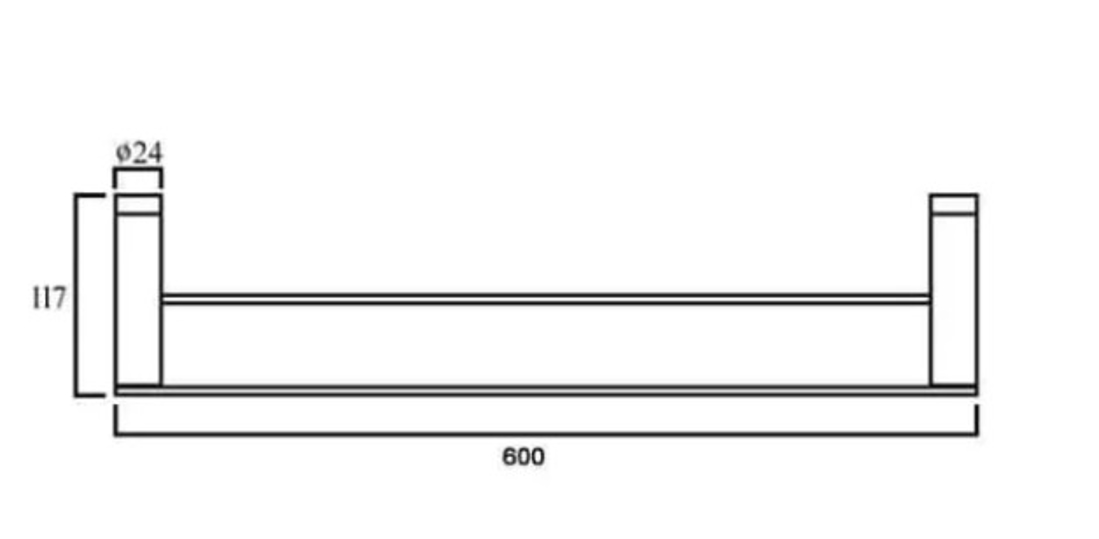 Slika od SS DRŽAČ ZA PEŠKIR DUPLI HROM