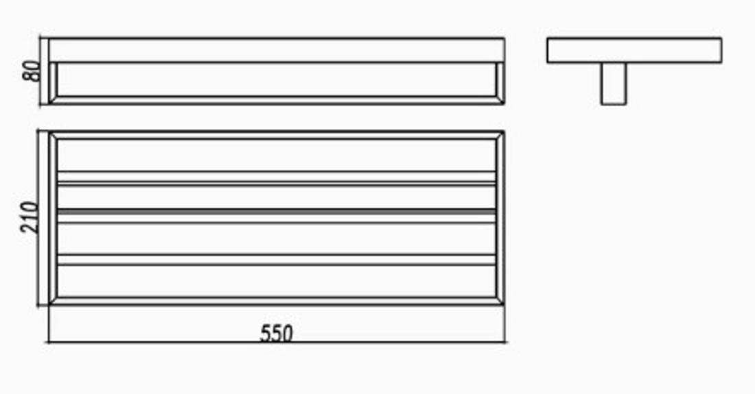 Slika od ATLANTIS DRŽAČ ZA PEŠKIR RESETKA