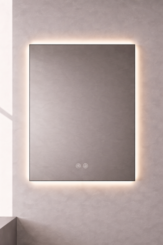 Slika od LED OGLEDALO SA RAMOM 70X80 CM