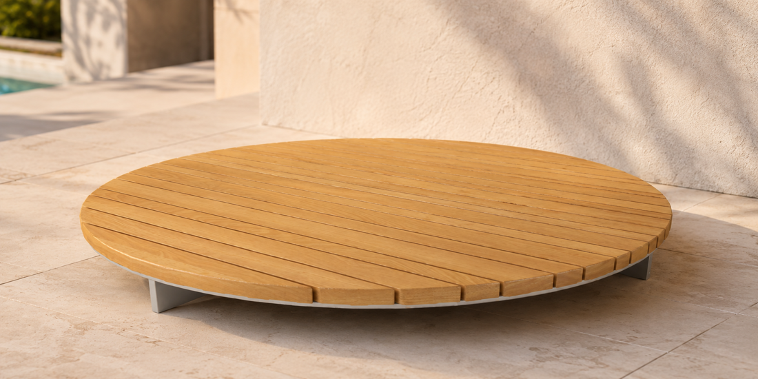 Slika od ROBBY KLUB STO TEAK FI 85 X h14 CM