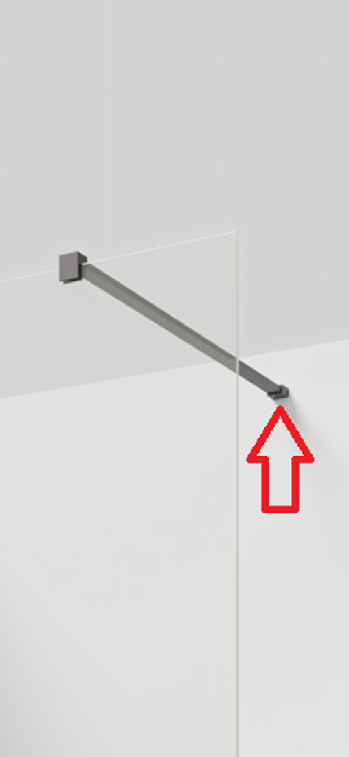 Slika od ZIDNI NOSAČ ZA S PROFIL GUN METAL